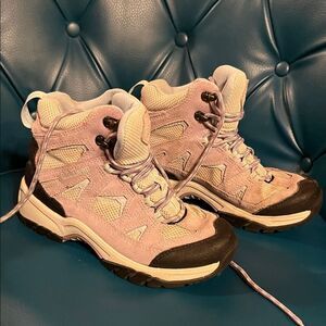 L.L. Bean Kids Pink and Black Boots